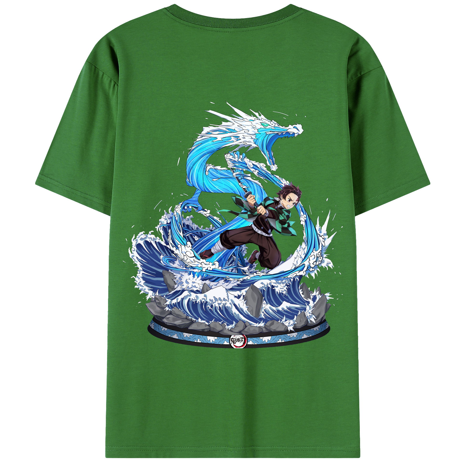（画像用） 鬼滅の刃 竈門 炭治郎／かまど たんじろう Kamado Tanjirou レディース半袖Tシャツ(バックプリント)